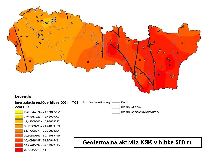 Geotermálna aktivita KSK v hĺbke 500 m 