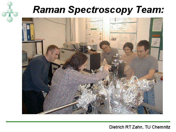 Raman Spectroscopy Team: Dietrich RT Zahn, TU Chemnitz 