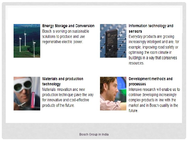 Bosch Group in India 