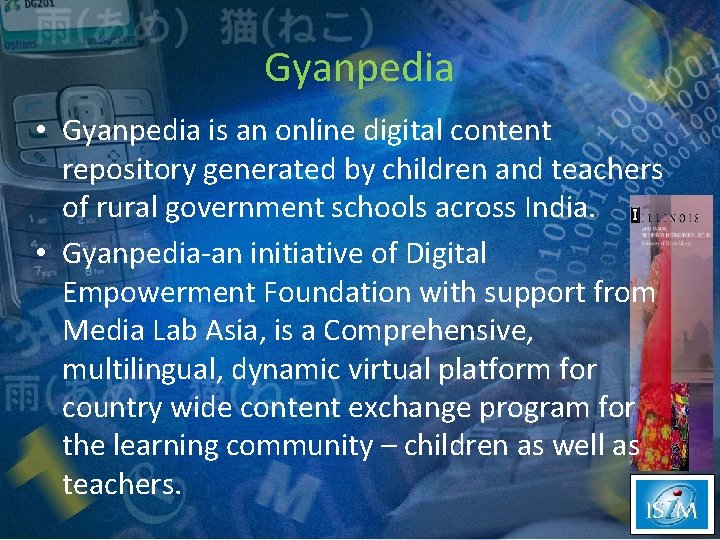 Gyanpedia • Gyanpedia is an online digital content repository generated by children and teachers