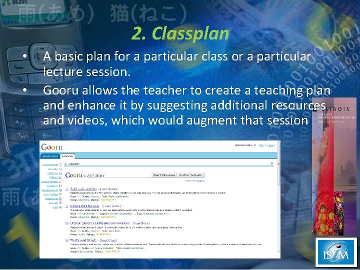 2. Classplan • • A basic plan for a particular class or a particular