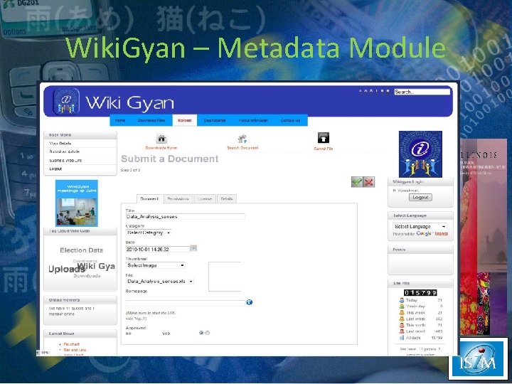 Wiki. Gyan – Metadata Module 