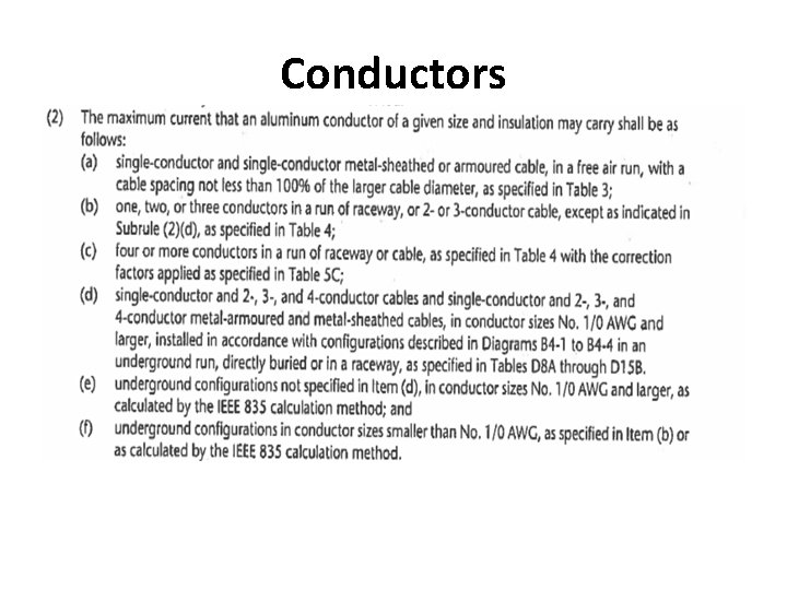 Conductors 