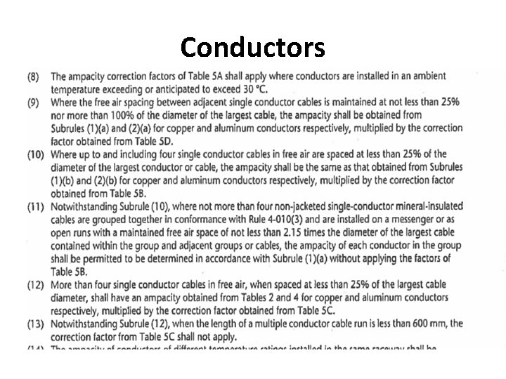 Conductors 