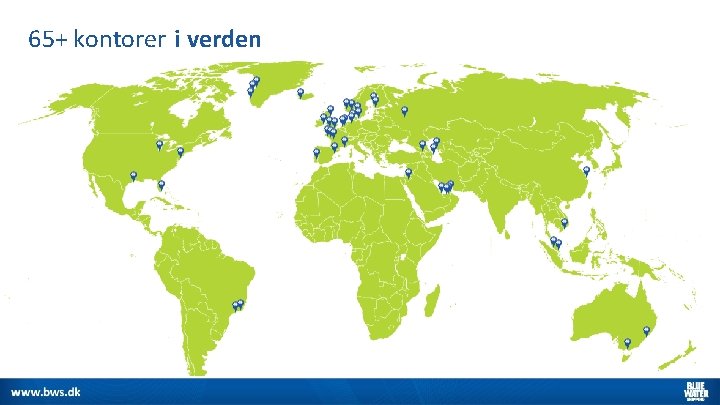 65+ kontorer i verden 