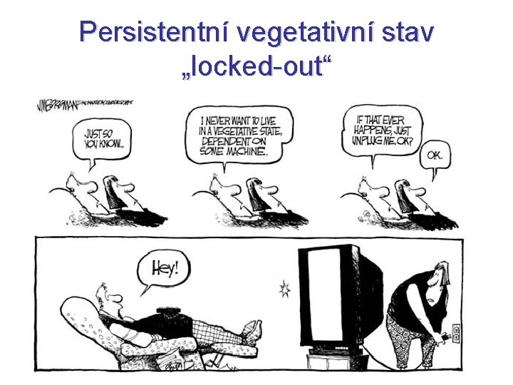 Persistentní vegetativní stav „locked-out“ 