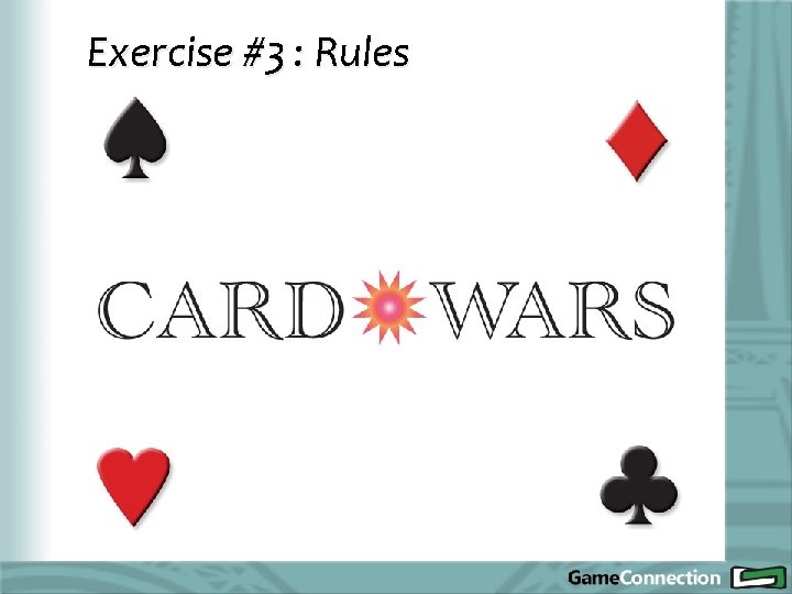 Exercise #3 : Rules 