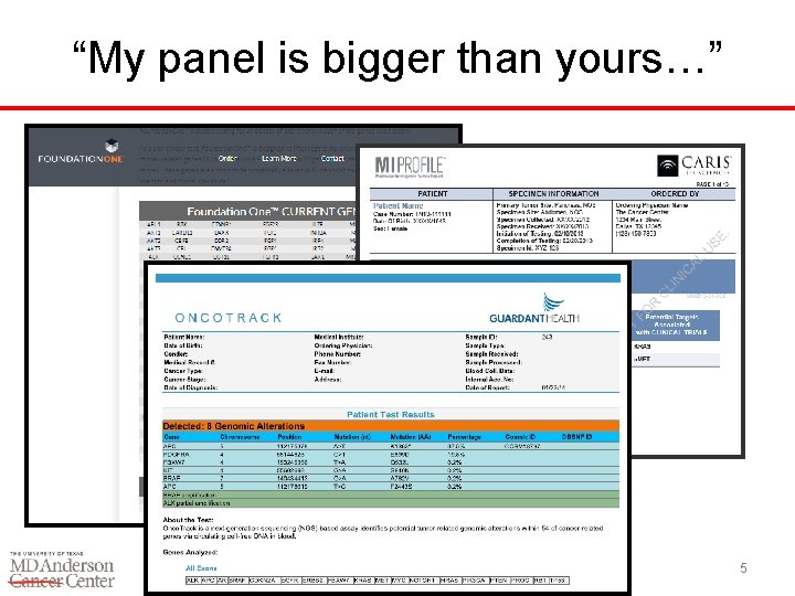 “My panel is bigger than yours…” 5 