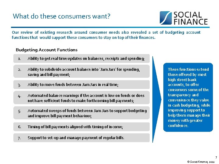 What do these consumers want? Our review of existing research around consumer needs also
