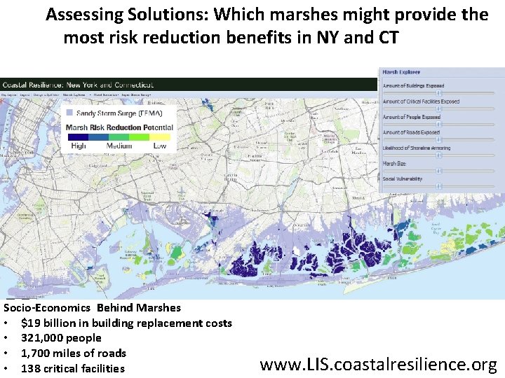 Assessing Solutions: Which marshes might provide the most risk reduction benefits in NY and