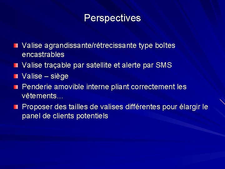 Perspectives Valise agrandissante/rétrecissante type boîtes encastrables Valise traçable par satellite et alerte par SMS