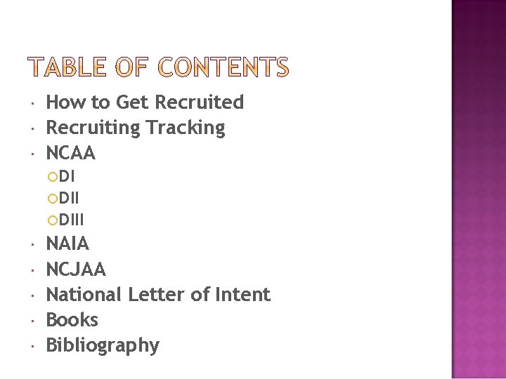  How to Get Recruited Recruiting Tracking NCAA DI DIII NAIA NCJAA National Letter