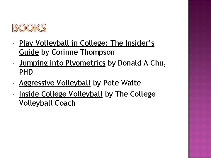  Play Volleyball in College: The Insider’s Guide by Corinne Thompson Jumping into Plyometrics