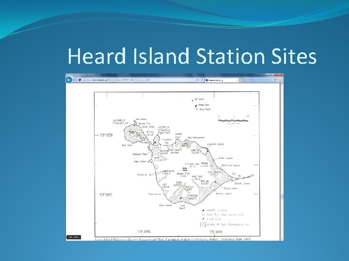 Heard Island Station Sites 