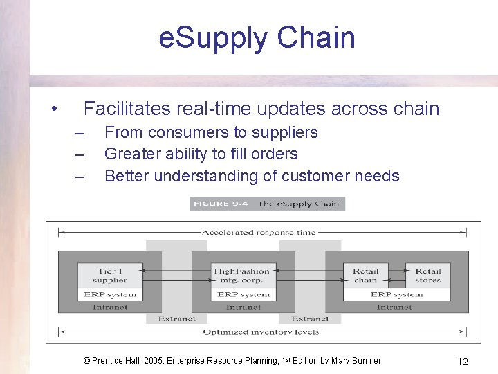 e. Supply Chain • Facilitates real-time updates across chain – – – From consumers