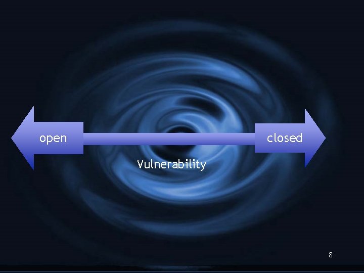 open closed Vulnerability 8 