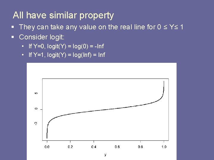 All have similar property § They can take any value on the real line