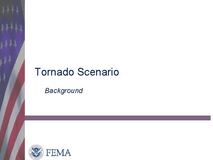 Tornado Scenario Background 