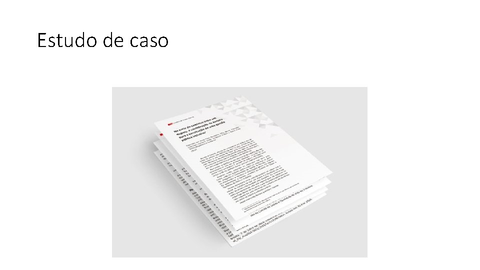 Estudo de caso 