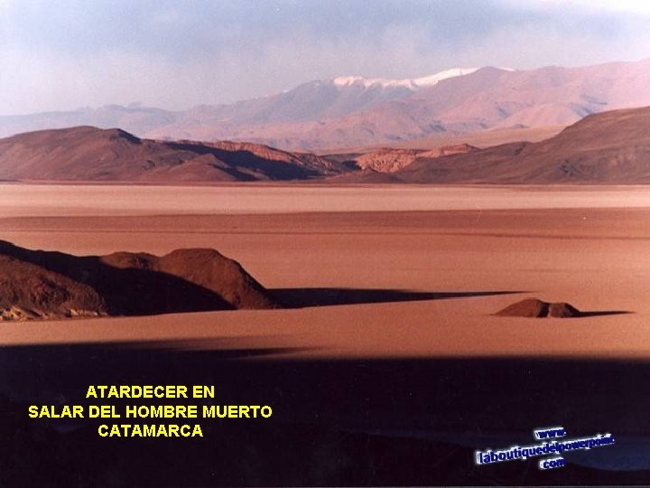 ATARDECER EN SALAR DEL HOMBRE MUERTO CATAMARCA 