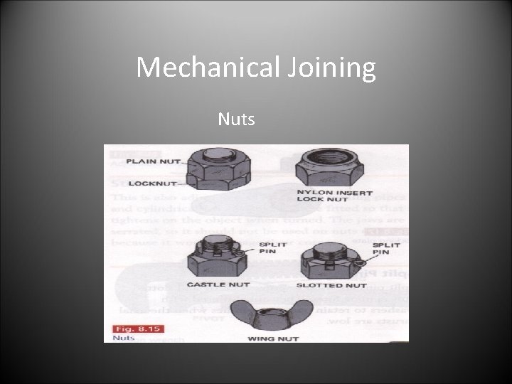 Mechanical Joining Nuts 