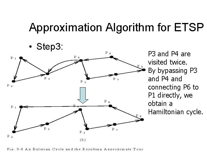 Approximation Algorithm for ETSP • Step 3: P 3 and P 4 are visited