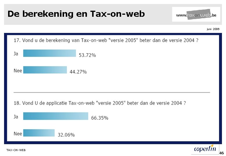 De berekening en Tax-on-web juni 2006 TAX-ON-WEB 46 