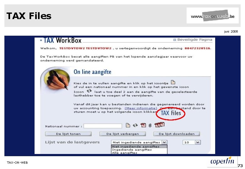 TAX Files juni 2006 TAX-ON-WEB 73 