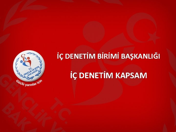 İÇ DENETİM BİRİMİ BAŞKANLIĞI İÇ DENETİM KAPSAM . 