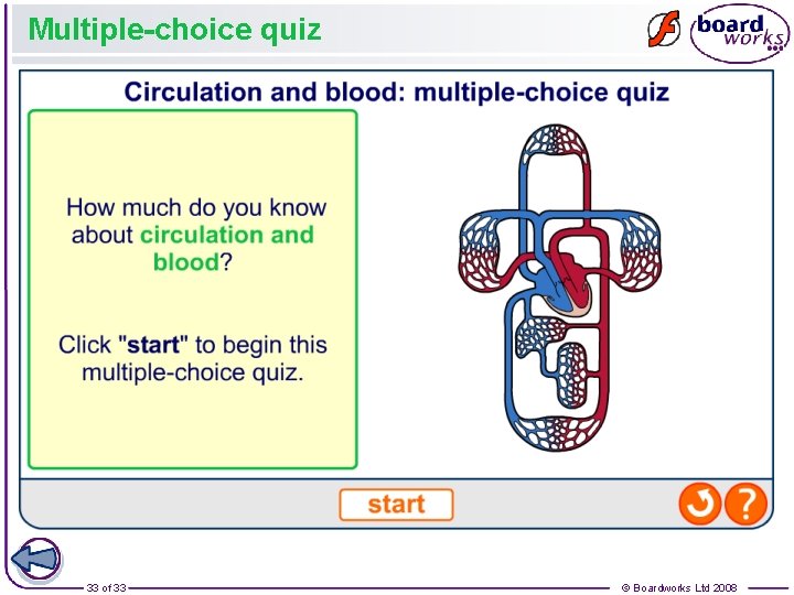 Multiple-choice quiz 33 of 33 © Boardworks Ltd 2008 