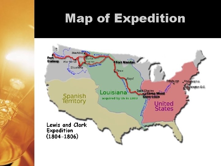 Map of Expedition 