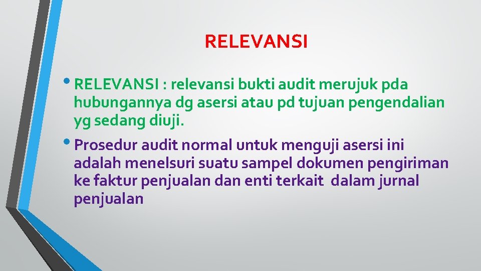 BUKTI DAN DOKUMENTASI BUKTI AUDIT INFORMASI YG DIGUNAKAN