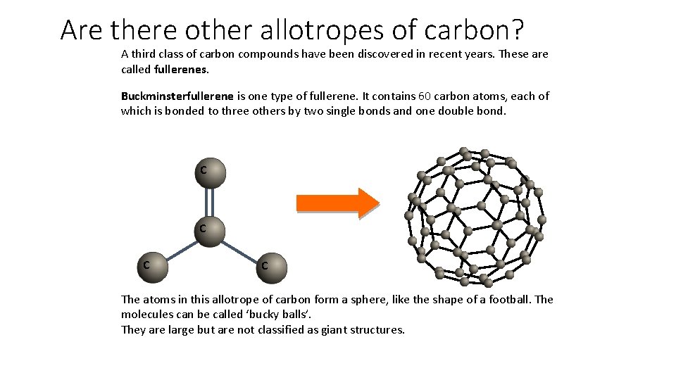 Are there other allotropes of carbon? A third class of carbon compounds have been