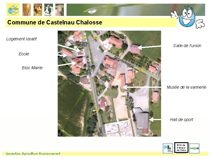 Commune de Castelnau Chalosse Logement locatif Salle de l’union Ecole Bloc Mairie Musée de