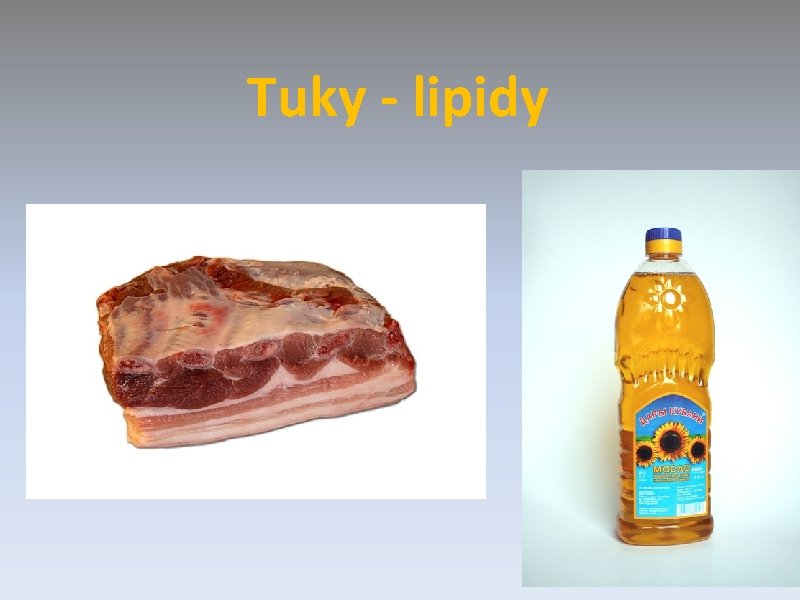 Tuky - lipidy 