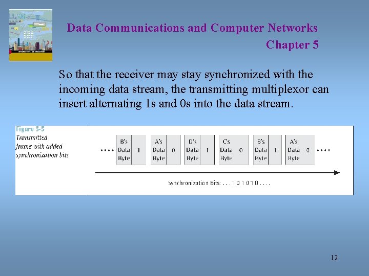 Data Communications and Computer Networks Chapter 5 So that the receiver may stay synchronized