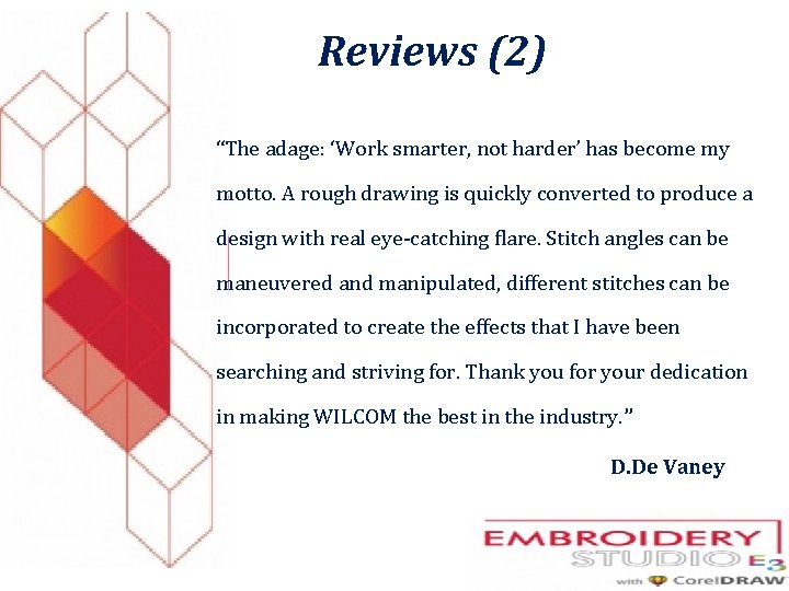 Reviews (2) “The adage: ‘Work smarter, not harder’ has become my motto. A rough
