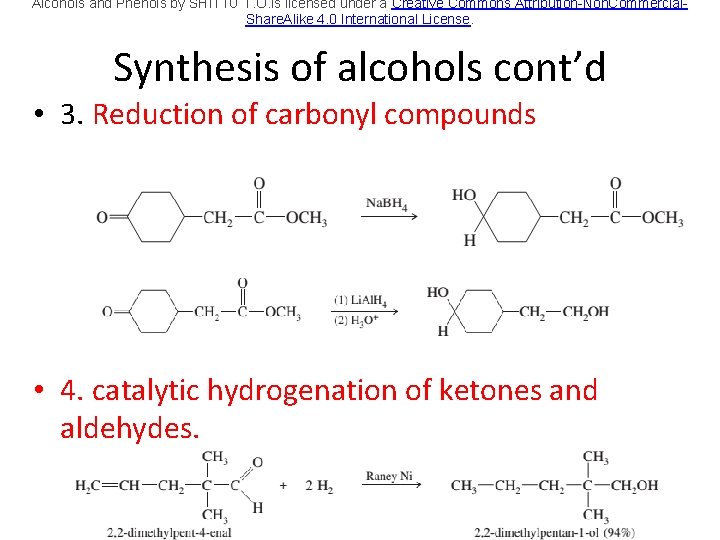 Alcohols and Phenols by SHITTU T. O. is licensed under a Creative Commons Attribution-Non.