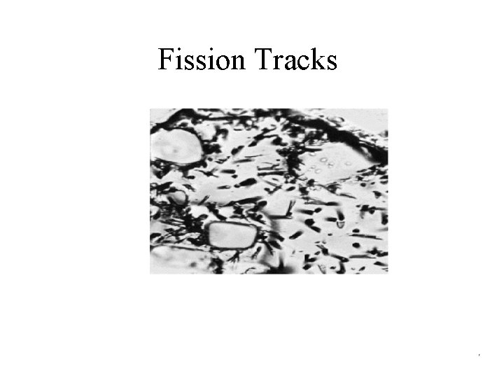 Fission Tracks 