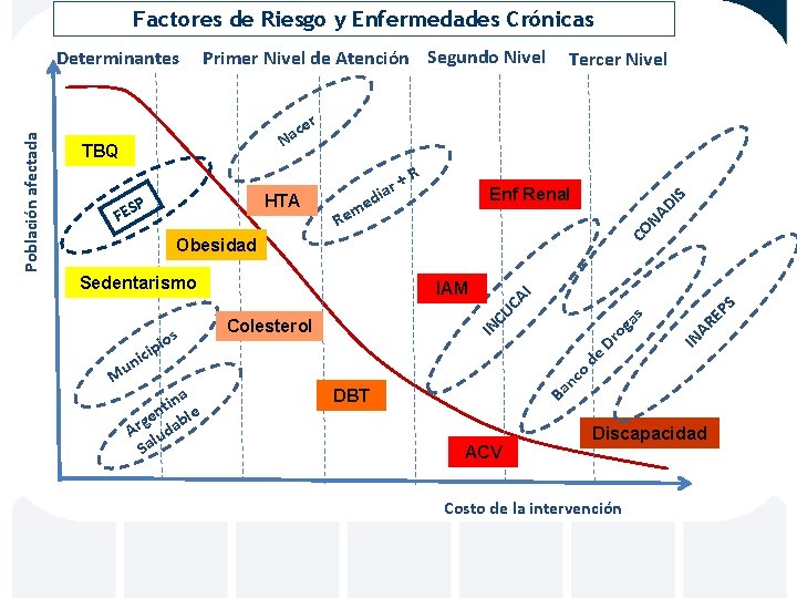 Factores de Riesgo y Enfermedades Crónicas Determinantes Primer Nivel de Atención Segundo Nivel Tercer