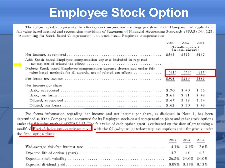 Employee Stock Option 