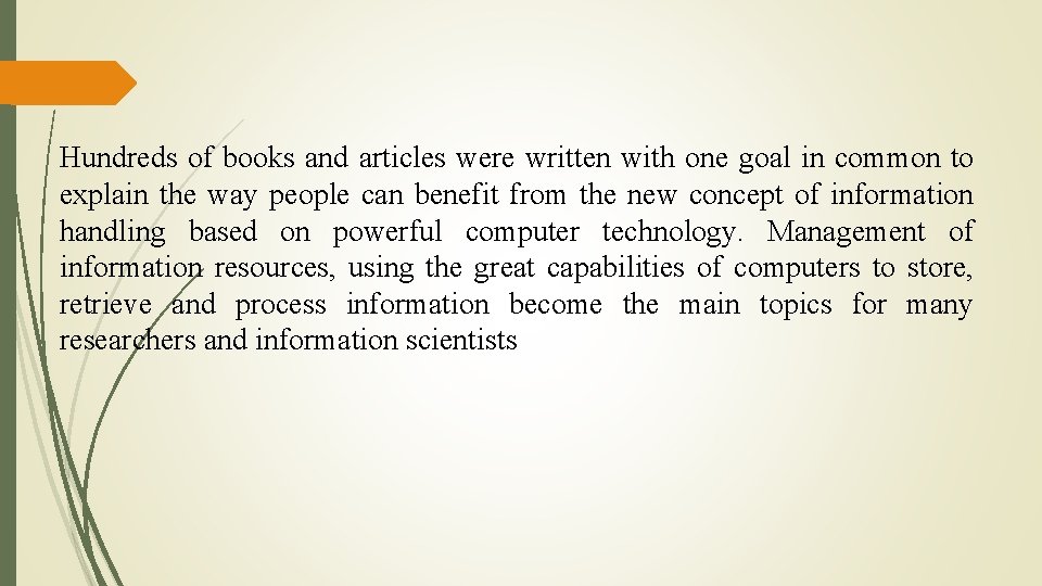 Hundreds of books and articles were written with one goal in common to explain