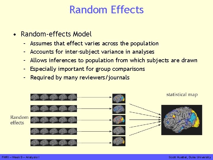 Random Effects • Random-effects Model – – – Assumes that effect varies across the