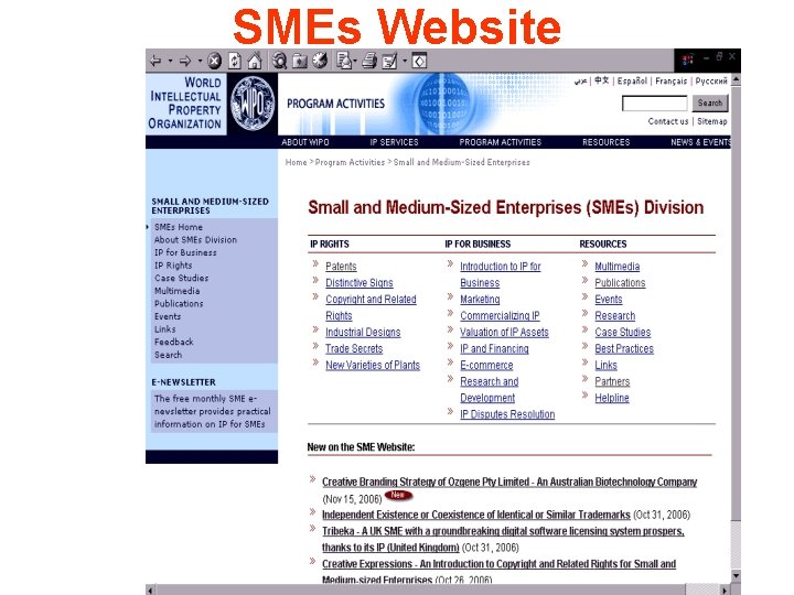 SMEs Website 