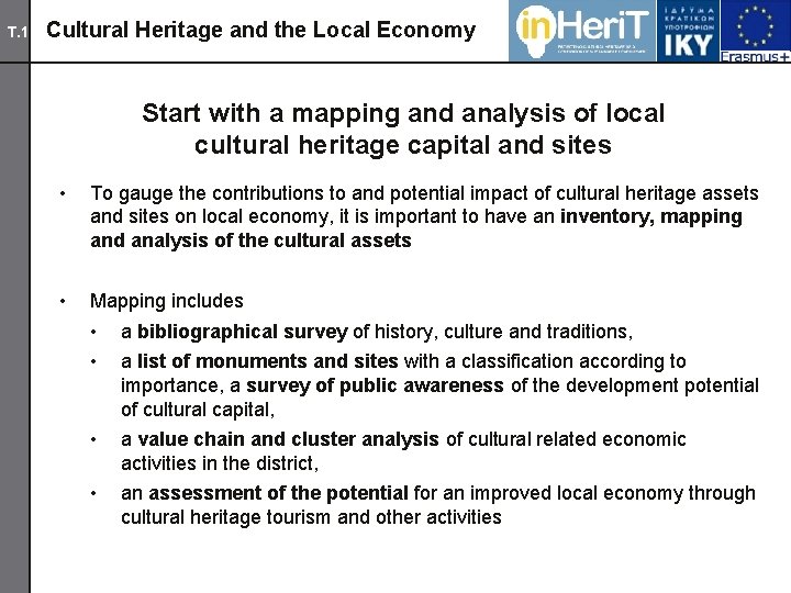 Cultural Heritage and Sustainable Development An Educators Handbook