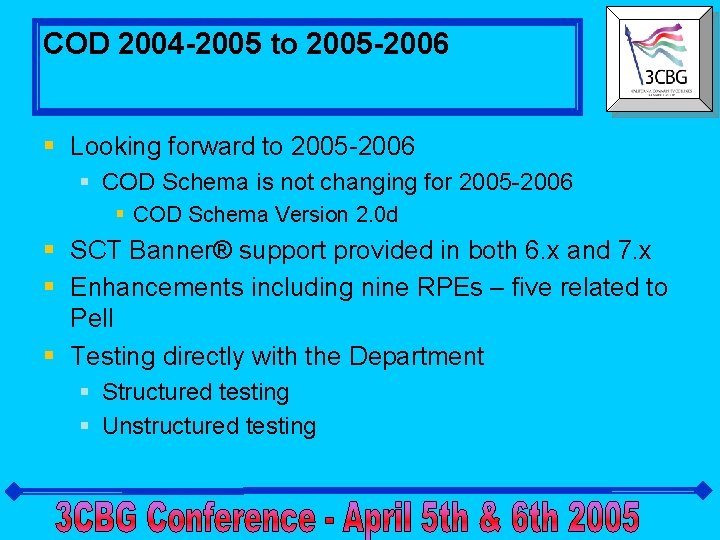 Common Origination Disbursement Pell Grant Processing Presented by