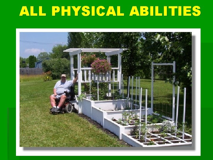 ALL PHYSICAL ABILITIES 
