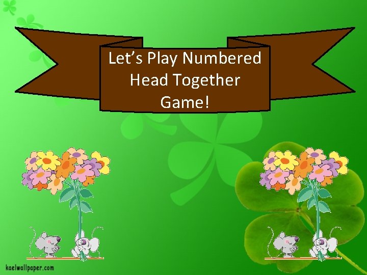 Let’s Play Numbered Head Together Game! 