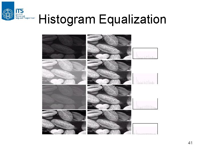 Histogram Equalization 41 