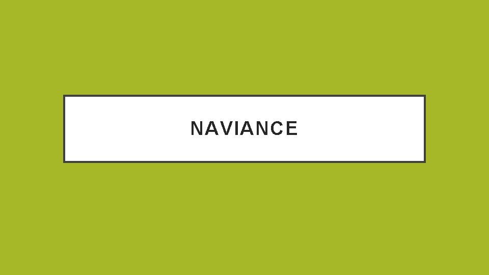 NAVIANCE 